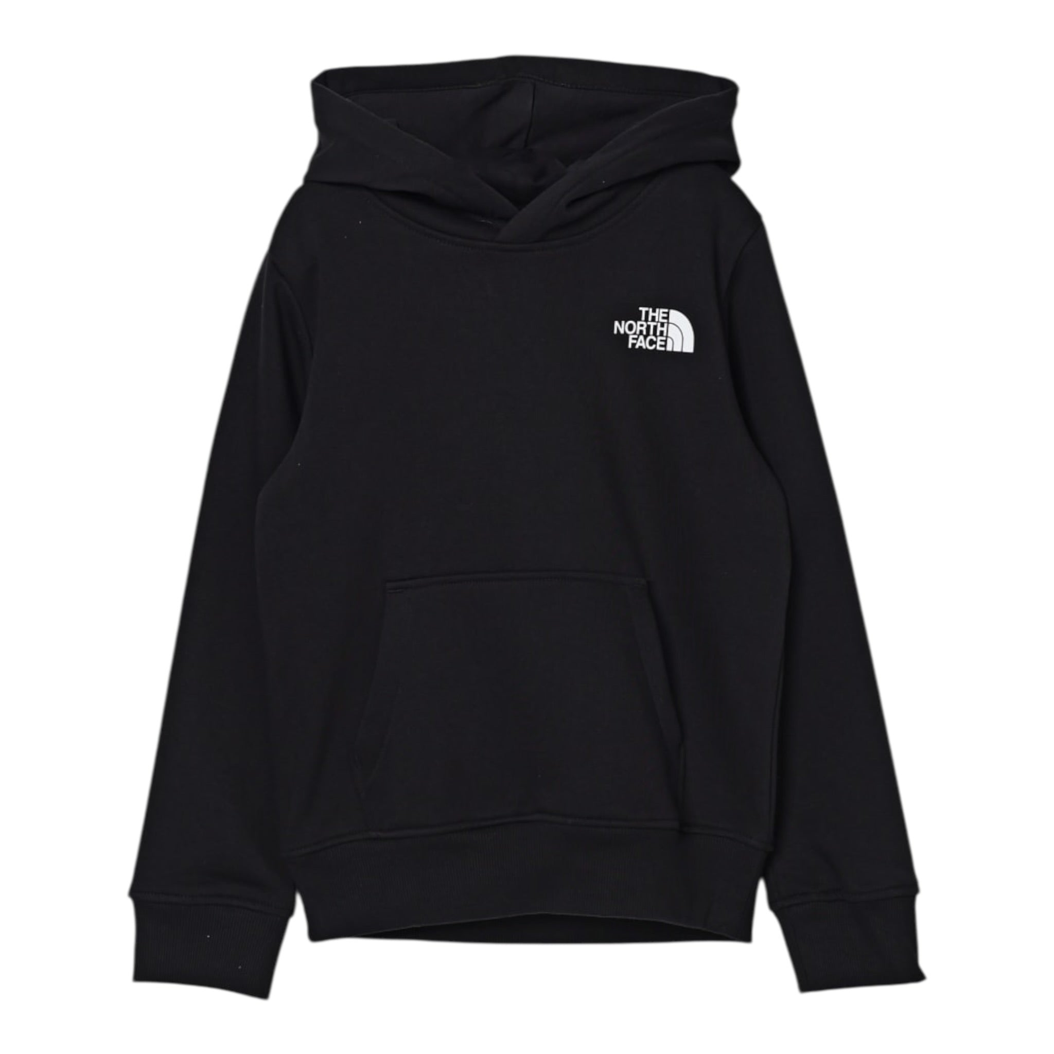 The North Face Felpa Chiusa con Cappuccio tinta unita con Logo Nero per Bambino NF0A89H9JK3 NERO THE NORTH FACE 