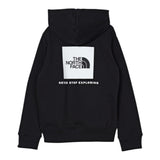 The North Face Felpa Chiusa con Cappuccio tinta unita con Logo Nero per Bambino NF0A89H9JK3 NERO THE NORTH FACE 