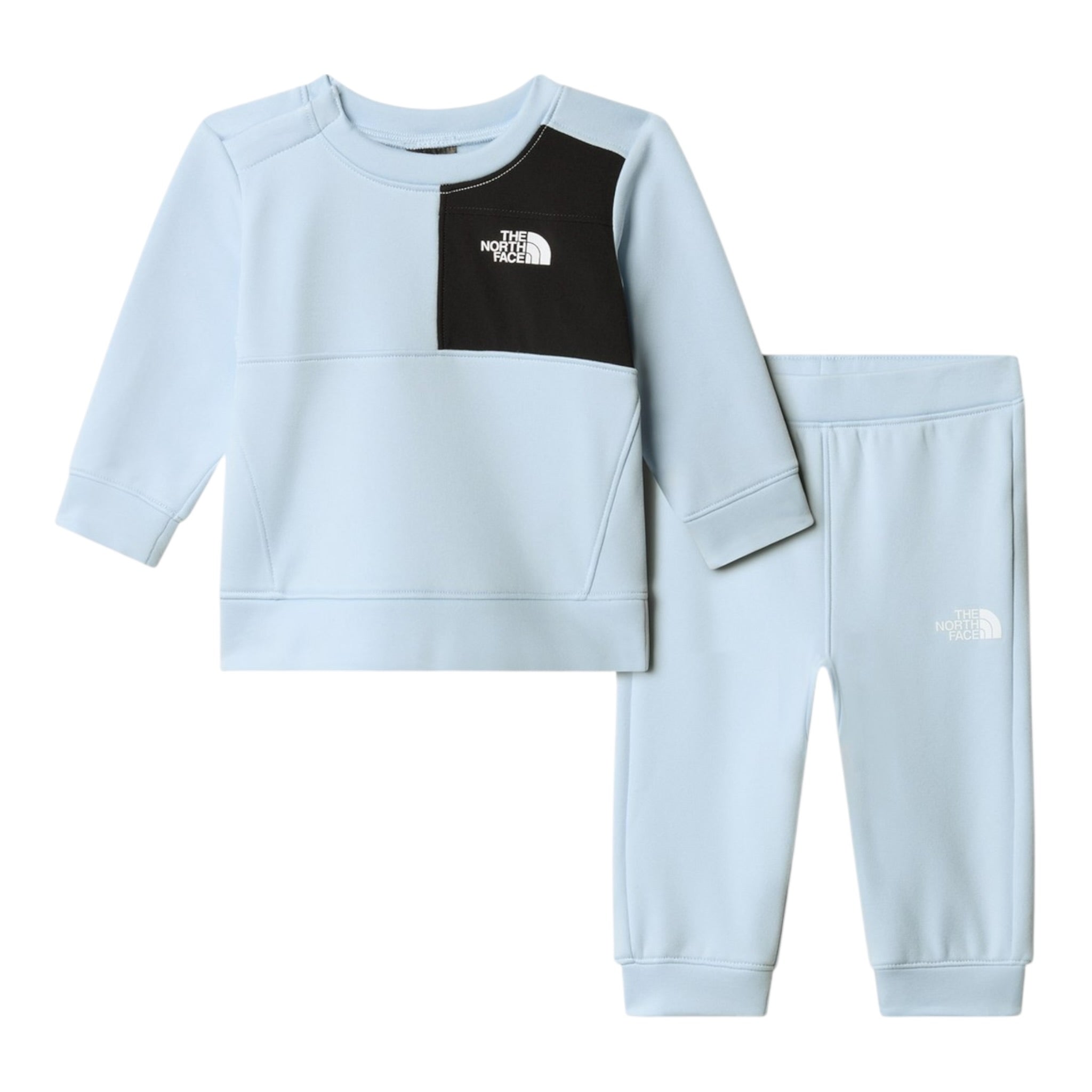 The North Face Completo 2 Pezzi Felpa-Pantalone tinta unita Azzurro per Bambino NF0A8CV0BP0 AZZURRO THE NORTH FACE 
