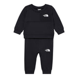 The North Face Completo 2Pz Felpa-Pantalone tinta unita Nero per Bambino NF0A8CV1JK2J NERO THE NORTH FACE 