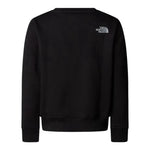 The North Face Felpa Chiusa Girocollo tinta unita con Logo Nero per Bambino NF0A8EATJK3 NERO THE NORTH FACE 