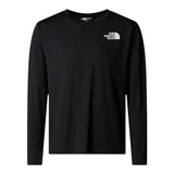 The North Face Shirt Girocollo tinta unita con Logo Nero per Bambino NF0A8EB8JK3 NERO THE NORTH FACE 