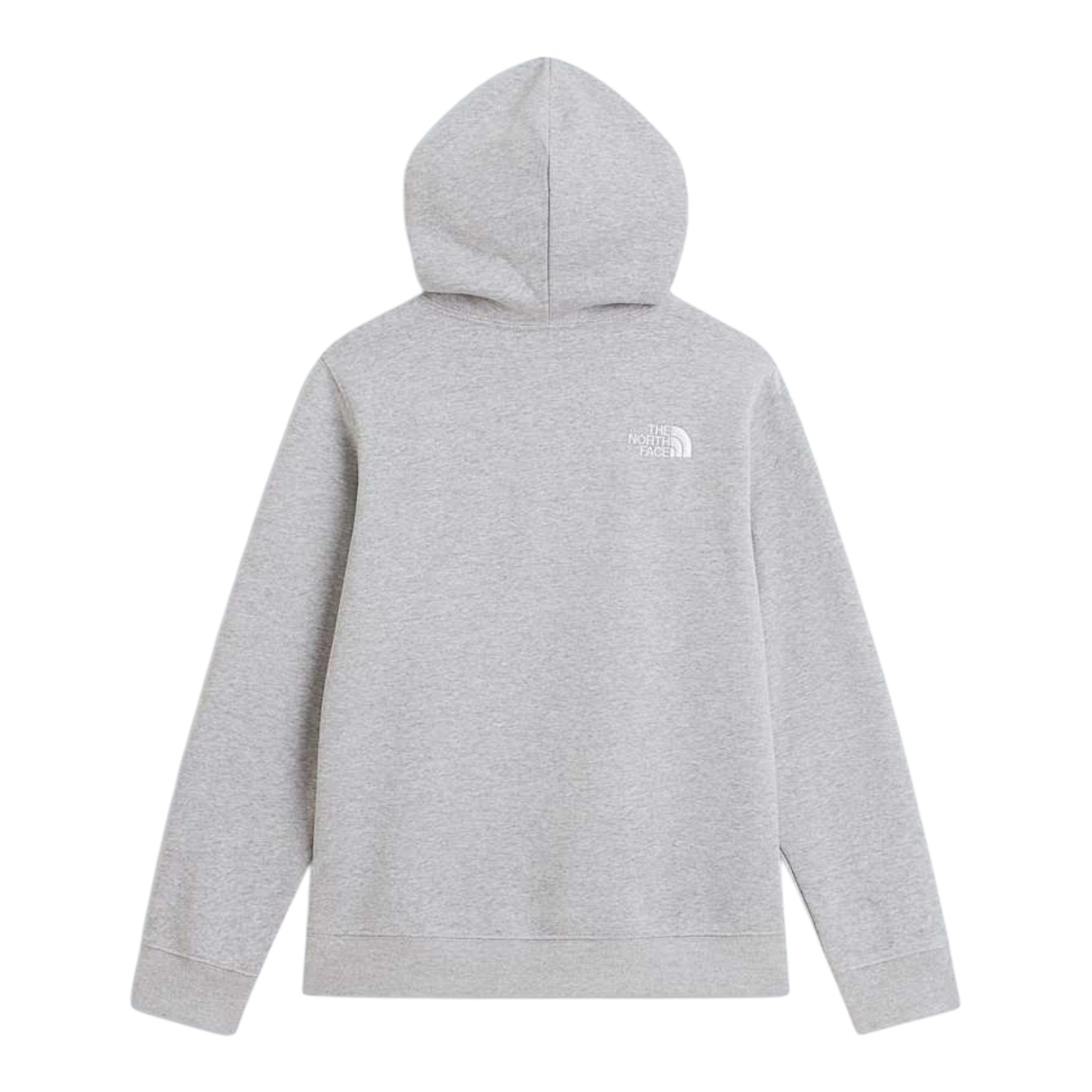 The North Face Felpa Chiusa con Cappuccio tinta unita Grigio per Bambino NF0A8EHHDYX GRIGIO THE NORTH FACE 