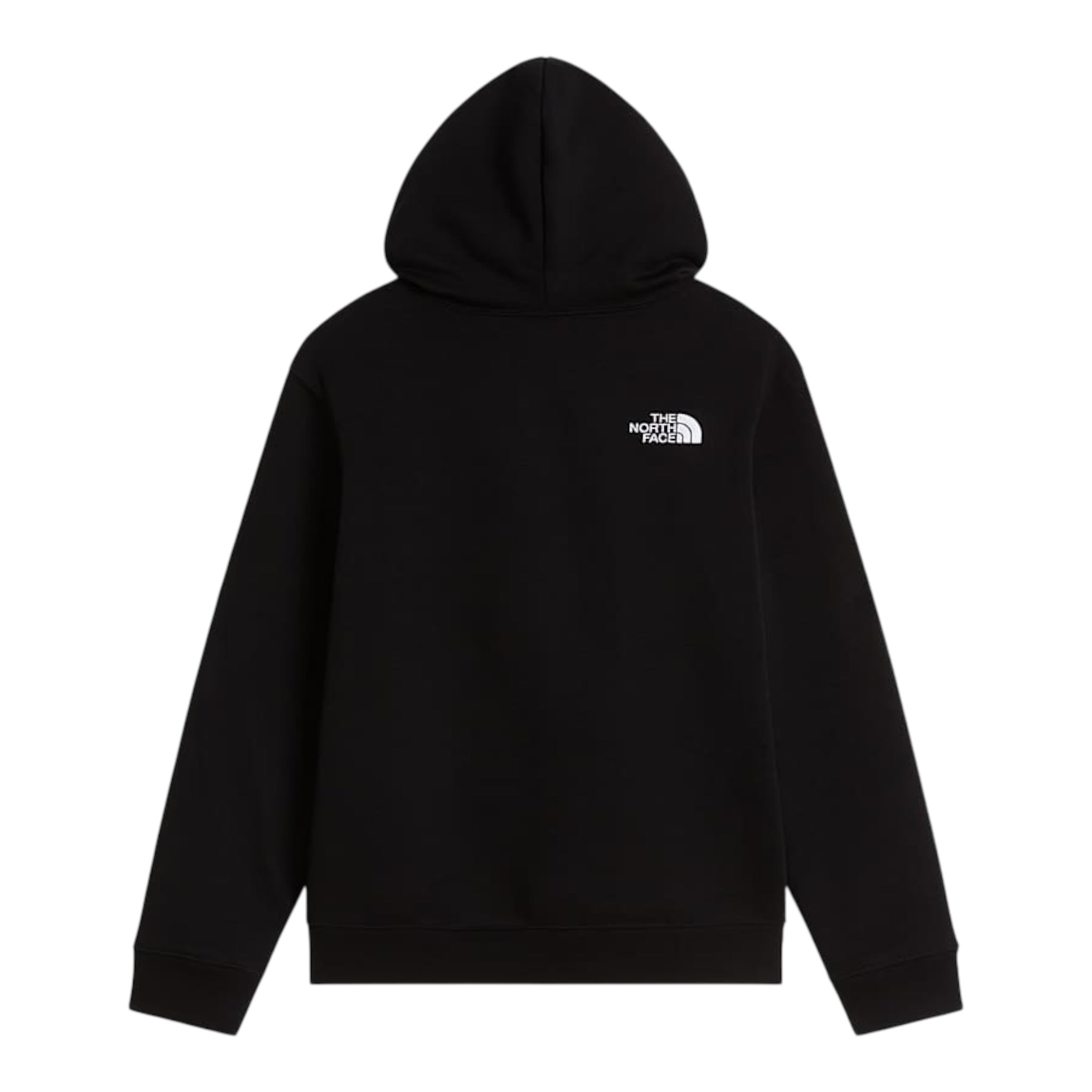 The North Face Felpa Chiusa con Cappuccio tinta unita Nero per Bambino NF0A8EHHDYX NERO THE NORTH FACE 
