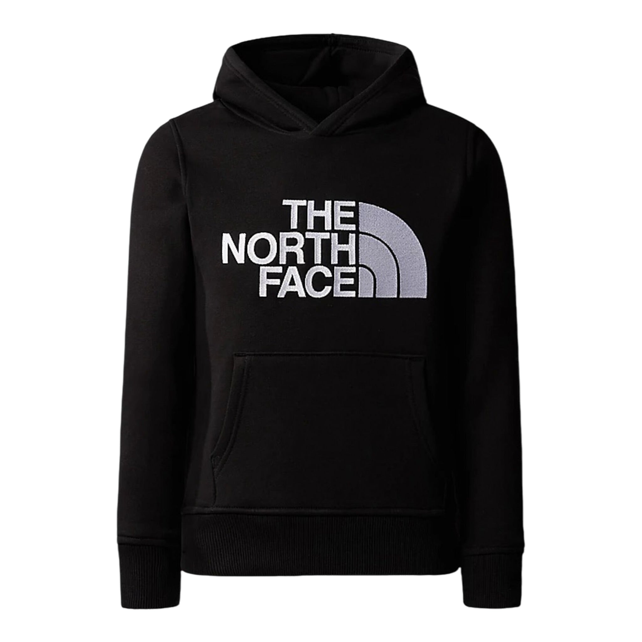 The North Face Felpa Chiusa con Cappuccio tinta unita con Logo Nero per Bambino NF0A8EHHJK3 NERO THE NORTH FACE 
