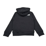 The North Face Felpa Chiusa con Cappuccio tinta unita con Logo Nero per Bambino NF0A8EHHJK3 NERO THE NORTH FACE 