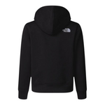 The North Face Felpa tinta unita con Stampa E Cappuccio Nero per Bambino NF0A8EHHUK3 NERO THE NORTH FACE 