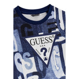 Guess Felpa tinta unita con Fantasia Blu per Neonato N5BQ05KAD74X BLU GUESS 