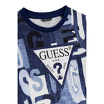 Guess Felpa tinta unita con Fantasia Blu per Neonato N5BQ05KAD74X BLU GUESS 