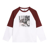 Timberland Shirt Bicolore con Stampa Bianco per Bambino T60305 BIANCO TIMBERLAND 