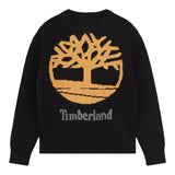 Timberland Maglia tinta unita con Stampa Retro Nero per Bambino T60321 NERO TIMBERLAND 