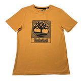 Timberland T-Shirt tinta unita con Stampa Senape per Bambino T60381 SENAPE TIMBERLAND 