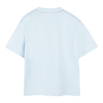 Timberland T-Shirt tinta unita con Stampa Azzurro per Bambino T60438 AZZURRO TIMBERLAND 
