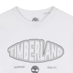 Timberland Shirt tinta unita con Stampa Bianco per Bambino T60538 BIANCO TIMBERLAND 