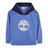 Timberland Felpa tinta unita con Cappuccio Cobalto per Bambino T60549 COBALTO TIMBERLAND 