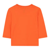 Timberland Shirt tinta unita Girocollo con Stampa Arancione per Neonato T60588 ARANCIONE TIMBERLAND 