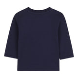 Timberland Shirt tinta unita Girocollo con Stampa Blu per Neonato T60588 BLU TIMBERLAND 