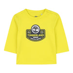 Timberland Shirt tinta unita Girocollo con Stampa Giallo per Bambino T60588J GIALLO TIMBERLAND 
