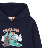 Timberland Felpa Chiusa con Cappuccio tinta unita Blu per Bambino T60592XJ BLU TIMBERLAND 