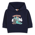 Timberland Felpa Chiusa con Cappuccio tinta unita Blu per Neonato T60592XX BLU TIMBERLAND 