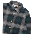 Timberland Camicia tinta unita con Fantasia A Quadri Verde per Bambino T60600XJ VERDE TIMBERLAND 