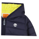 Timberland Giubbino Bicolore con Zip E Cappuccio Blu per Neonato T60607XN BLU TIMBERLAND 