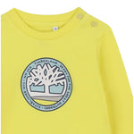 Timberland Shirt tinta unita con Stampa Giallo per Neonato T60616X GIALLO TIMBERLAND 