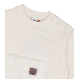Timberland Felpa tinta unita con Tasca Pelliccia Panna per Neonato T60619 PANNA TIMBERLAND 