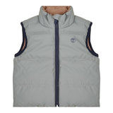 Timberland Giubbino Reversibile Smanicato Bicolore Grigio/Beige per Bambino T60763 GRIGIO/BEIGE TIMBERLAND 