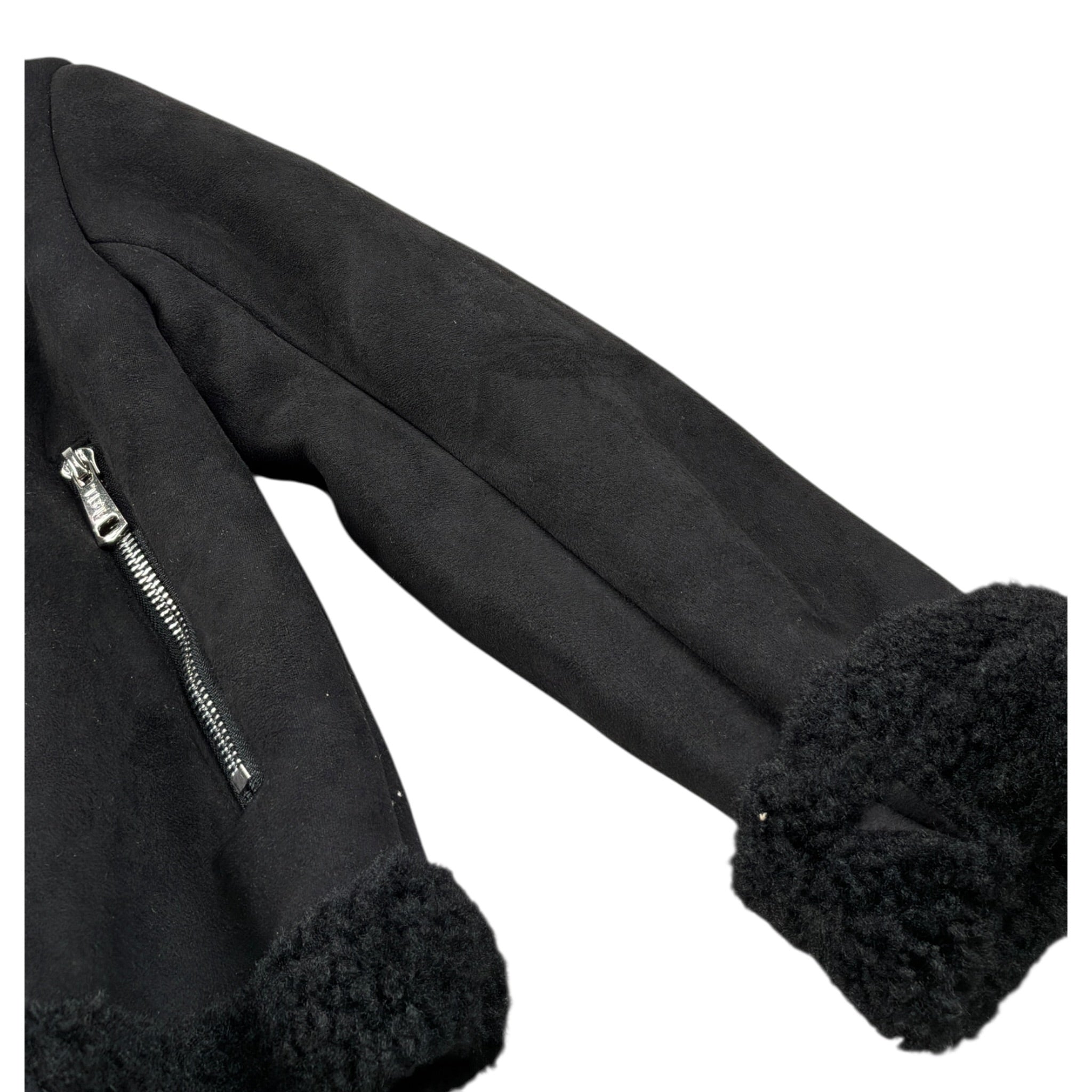 To Be Too Giubbino Modello Montone tinta unita Nero per Bambina T809W25 NERO TO be too 