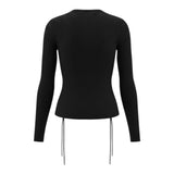 To Be Too Maglia tinta unita Girocollo Nero per Bambina T824W25 NERO TO be too 