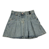 To Be Too Gonna In Denim con Plisset Azzurro per Bambina TFJF24G410 AZZURRO TO be too 