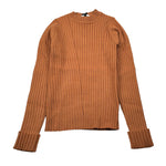 To Be Too Maglia Girocollo tinta unita Cammello per Bambina TFJF24M450 CAMMELLO TO be too 