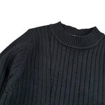 To Be Too Maglia Girocollo tinta unita Nero per Bambina TFJF24M450 NERO TO be too 