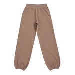 Tommy Hilfiger Completo Tuta 2 Pezzi Felpa-Pantalone tinta unita Beige per Bambina 08780 BEIGE TOMMY HILFIGER 