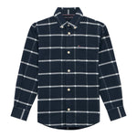 Tommy Hilfiger Camicia Manica Lunga tinta unita Blu per Bambino KB0KB010096 BLU TOMMY HILFIGER 