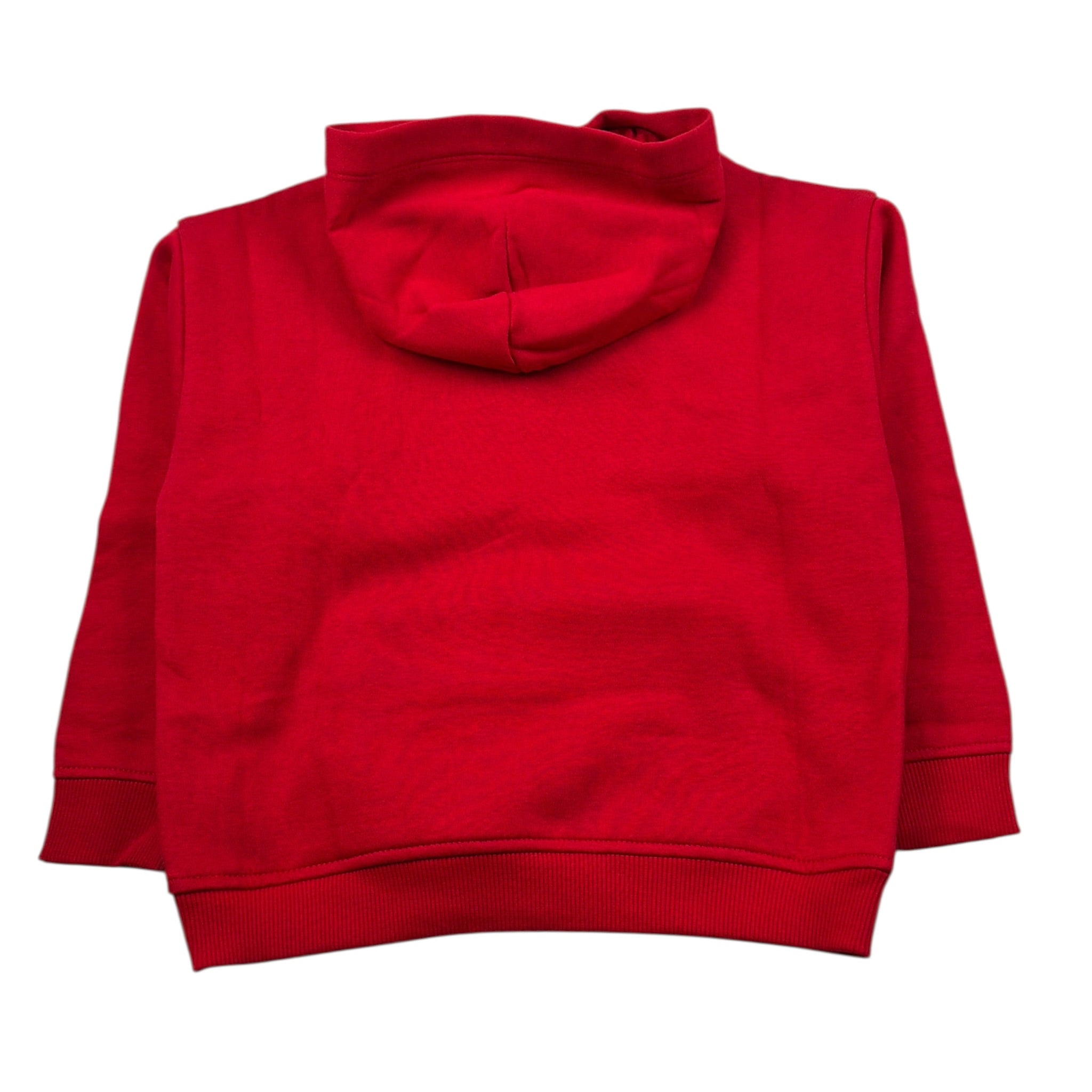 Tommy Hilfiger Felpa Chiusa con Cappuccio tinta unita Rosso per Bambino KB0KB010112 ROSSO TOMMY HILFIGER 
