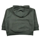 Tommy Hilfiger Felpa Chiusa con Cappuccio tinta unita Verde per Bambino KB0KB010112 VERDE TOMMY HILFIGER 