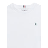 Tommy Hilfiger T-Shirt Girocollo tinta unita Bianco per Bambino KB0KB06879 BIANCO TOMMY HILFIGER 