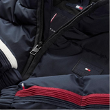 Tommy Hilfiger Giubbino tinta unita con Cappuccio Blu per Bambino KB0KB08338 BLU TOMMY HILFIGER 