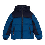 Tommy Hilfiger Giubbino tinta unita con Cappuccio Blu per Bambino KB0KB08785 BLU TOMMY HILFIGER 