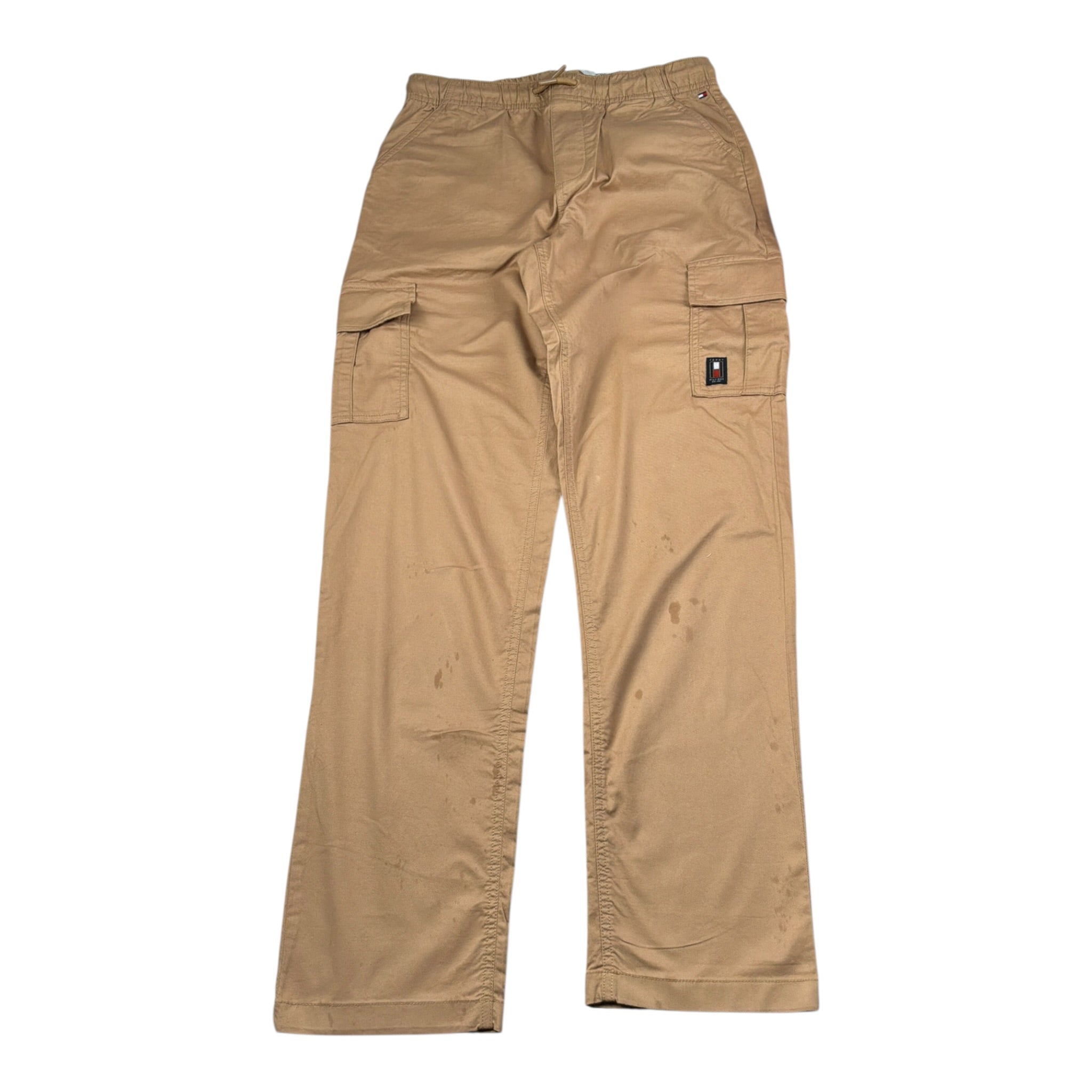 Tommy Hilfiger Jeans tinta unita con Elastico In Vita Cammello per Bambino KB0KB09243 CAMMELLO TOMMY HILFIGER 