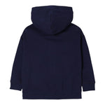 Tommy Hilfiger Felpa tinta unita con Bottoni E Cappuccio Blu per Bambino KB0KB09314 BLU TOMMY HILFIGER 