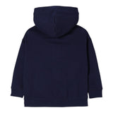 Tommy Hilfiger Felpa tinta unita con Bottoni E Cappuccio Blu per Bambino KB0KB09314 BLU TOMMY HILFIGER 
