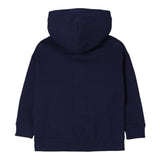 Tommy Hilfiger Felpa tinta unita con Bottoni E Cappuccio Blu per Bambino KB0KB09314X BLU TOMMY HILFIGER 