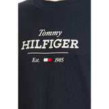 Tommy Hilfiger Shirt Girocollo tinta unita Blu per Bambino KB0KB09633 BLU TOMMY HILFIGER 