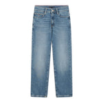 Tommy Hilfiger Jeans tinta unita con Girovita Regolabile Azzurro per Bambino KB0KB09703 AZZURRO TOMMY HILFIGER 