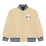 Tommy Hilfiger Giubbino tinta unita con Bottoni Reversibile Beige per Bambino KB0KB09740 BEIGE TOMMY HILFIGER 