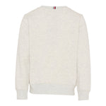Tommy Hilfiger Felpa tinta unita Girocollo con Stampa Verde per Bambino KB0KB09741 VERDE TOMMY HILFIGER 