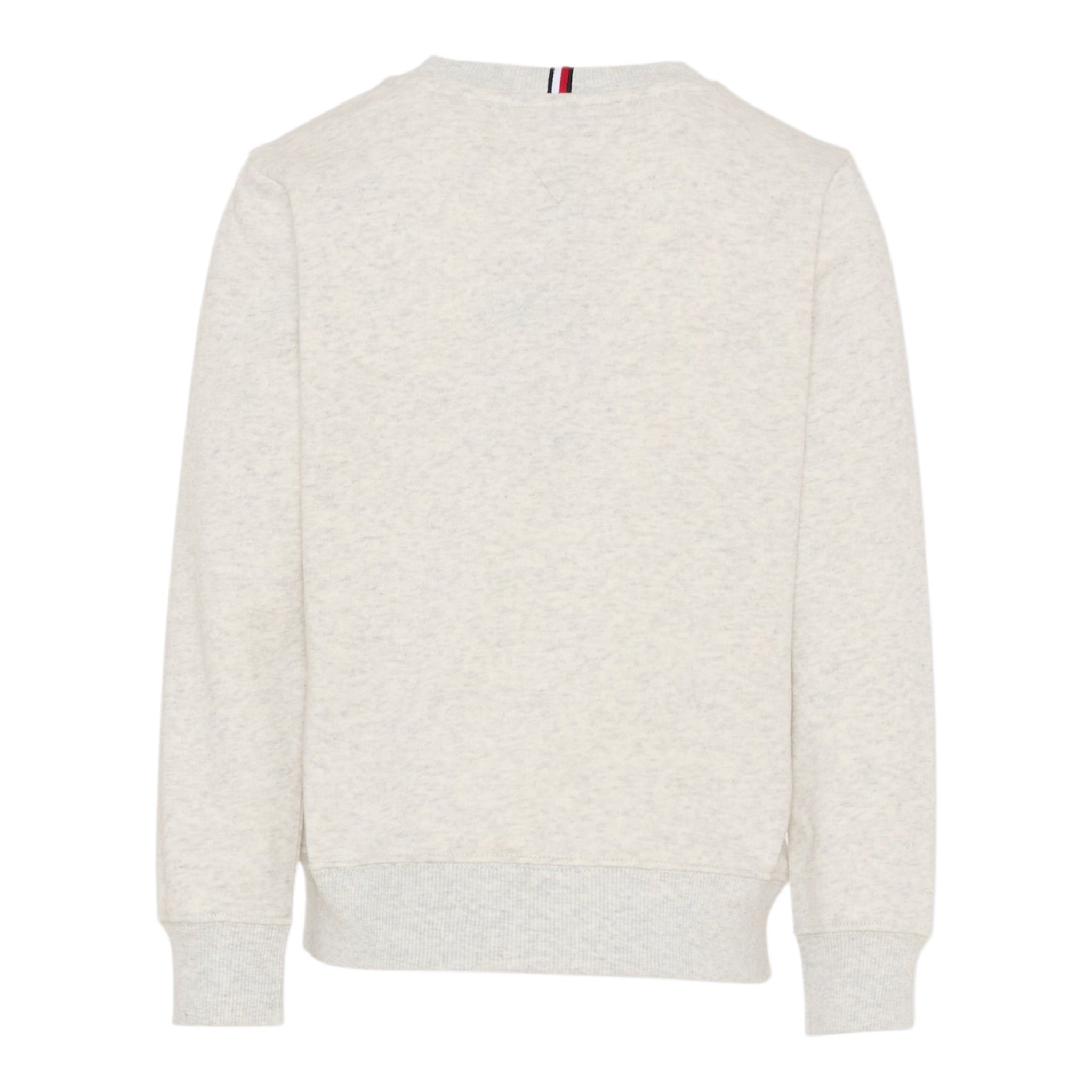 Tommy Hilfiger Felpa tinta unita Girocollo con Stampa Verde per Bambino KB0KB09741 VERDE TOMMY HILFIGER 